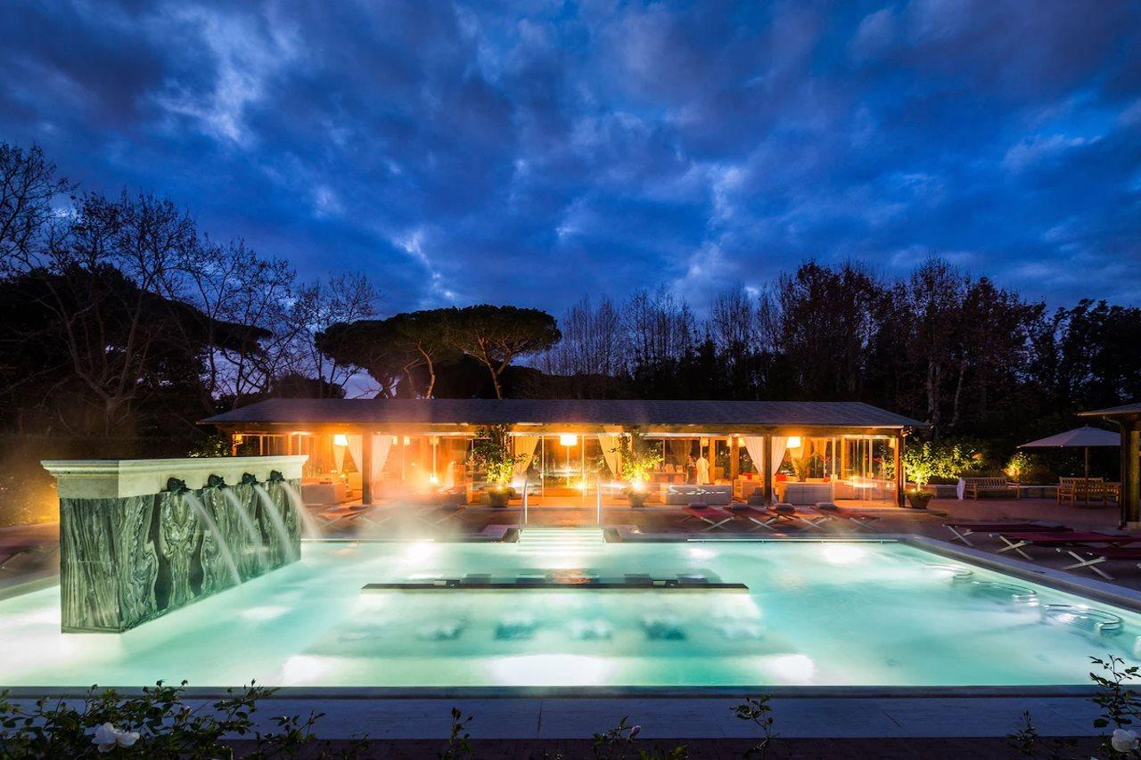 Qc Termeroma Spa And Resort Fiumicino Esterno foto The thermal baths of Bagno Vignoni