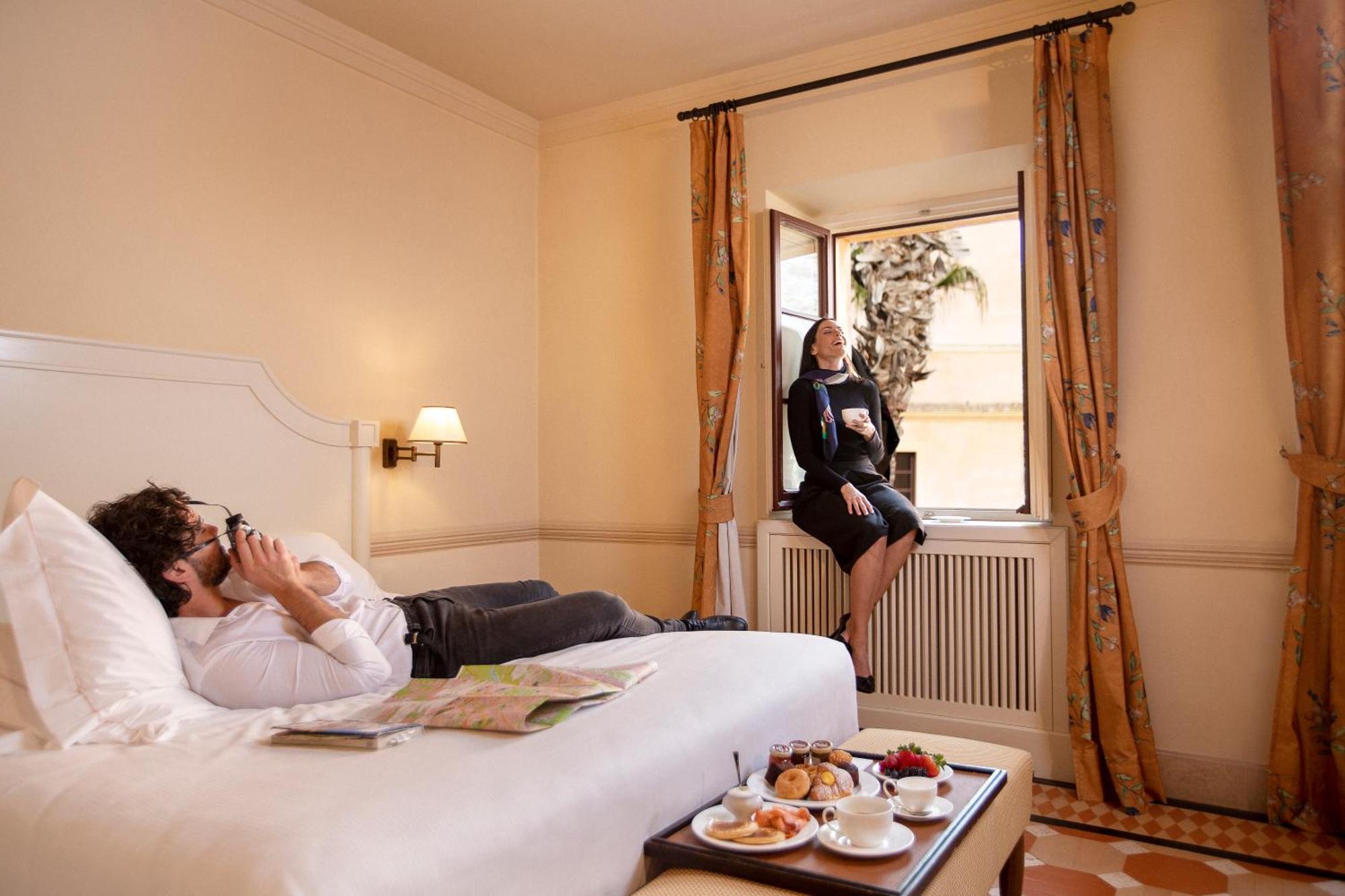 Qc Termeroma Spa And Resort Fiumicino Esterno foto A room at the hotel